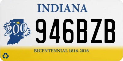 IN license plate 946BZB