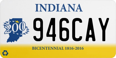 IN license plate 946CAY
