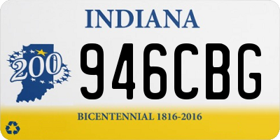 IN license plate 946CBG