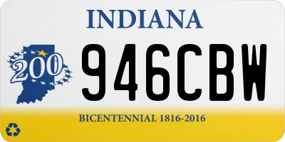 IN license plate 946CBW