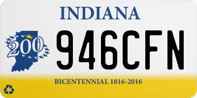 IN license plate 946CFN