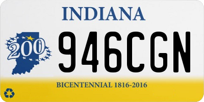 IN license plate 946CGN
