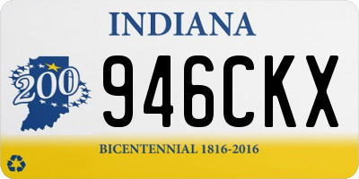 IN license plate 946CKX
