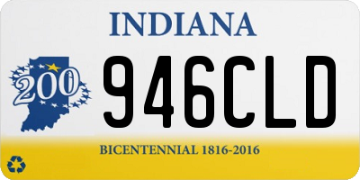 IN license plate 946CLD