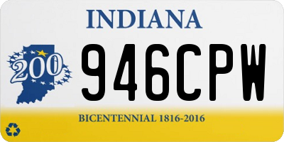 IN license plate 946CPW