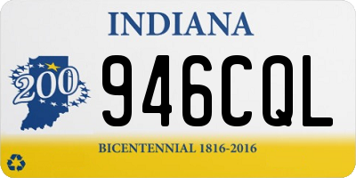IN license plate 946CQL