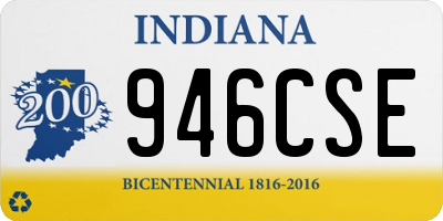 IN license plate 946CSE