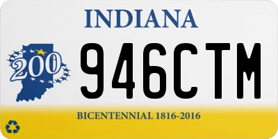 IN license plate 946CTM