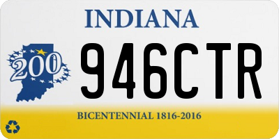 IN license plate 946CTR