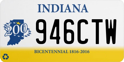 IN license plate 946CTW