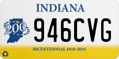 IN license plate 946CVG