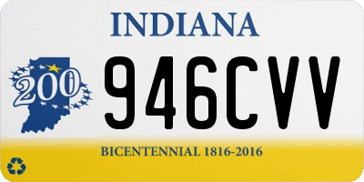 IN license plate 946CVV