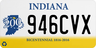 IN license plate 946CVX