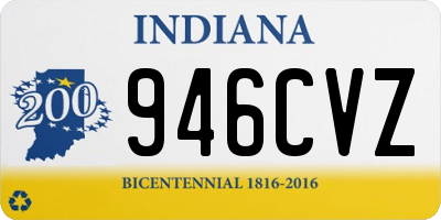 IN license plate 946CVZ