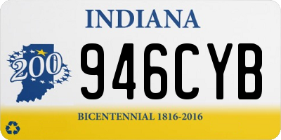IN license plate 946CYB