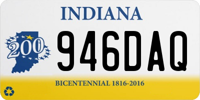 IN license plate 946DAQ