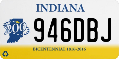 IN license plate 946DBJ