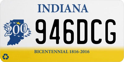 IN license plate 946DCG