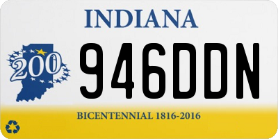 IN license plate 946DDN