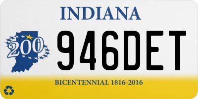 IN license plate 946DET