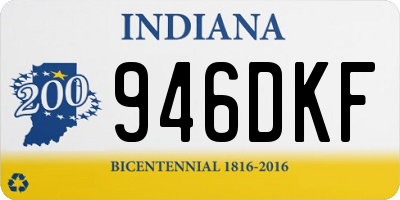 IN license plate 946DKF