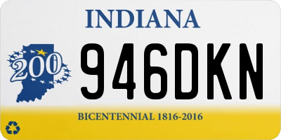 IN license plate 946DKN