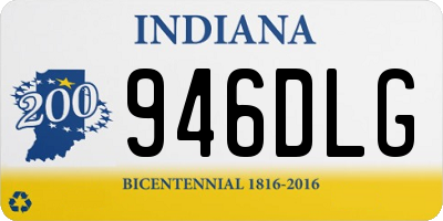 IN license plate 946DLG