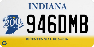 IN license plate 946DMB