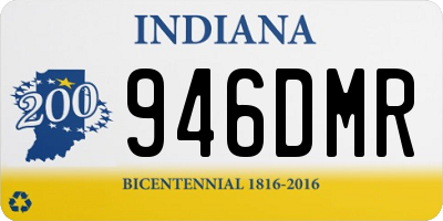IN license plate 946DMR