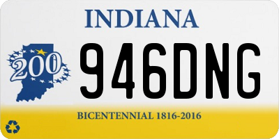 IN license plate 946DNG