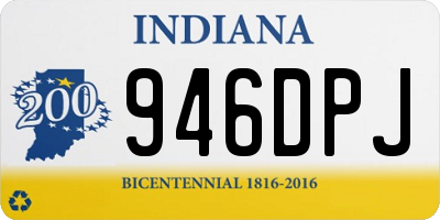 IN license plate 946DPJ