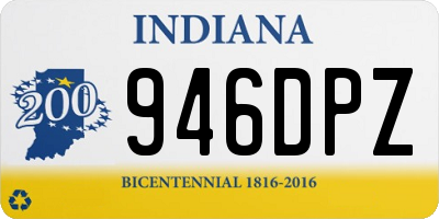 IN license plate 946DPZ