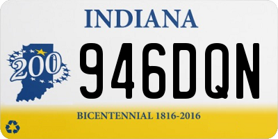 IN license plate 946DQN