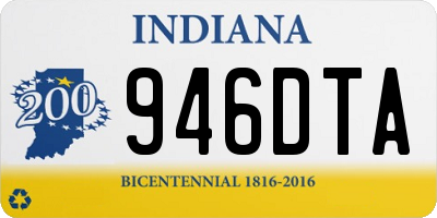 IN license plate 946DTA