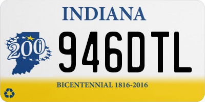 IN license plate 946DTL