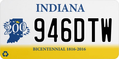 IN license plate 946DTW