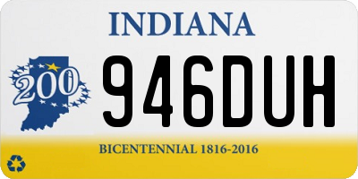 IN license plate 946DUH