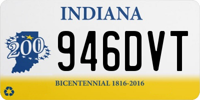 IN license plate 946DVT