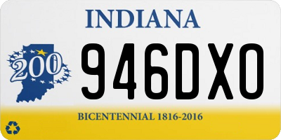 IN license plate 946DXO