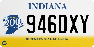IN license plate 946DXY