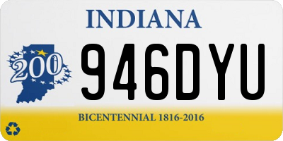 IN license plate 946DYU