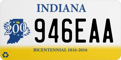 IN license plate 946EAA