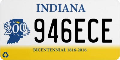 IN license plate 946ECE
