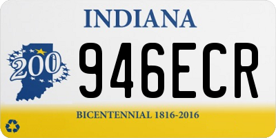 IN license plate 946ECR