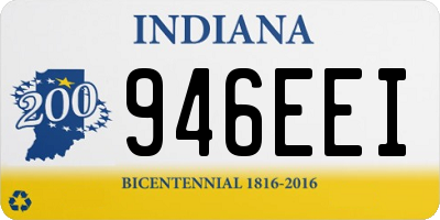 IN license plate 946EEI