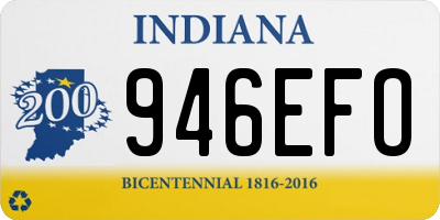 IN license plate 946EFO