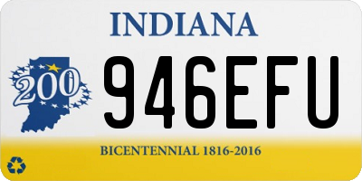 IN license plate 946EFU