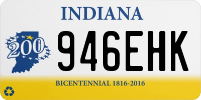 IN license plate 946EHK