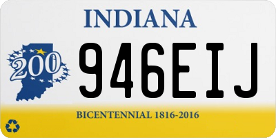 IN license plate 946EIJ