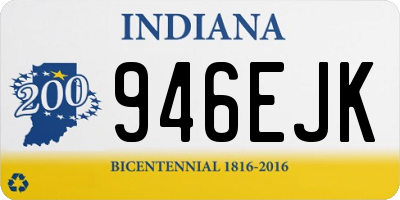 IN license plate 946EJK
